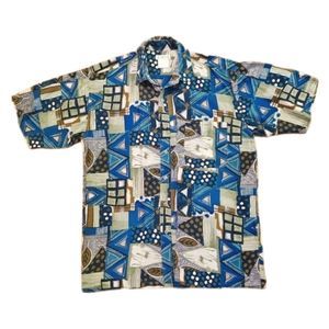 WIBCO Silk Button Down Collard Shirt